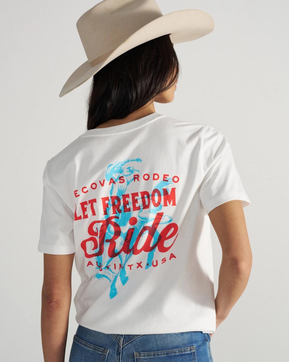 Alternative view of Women's Let Freedom Ride Tee