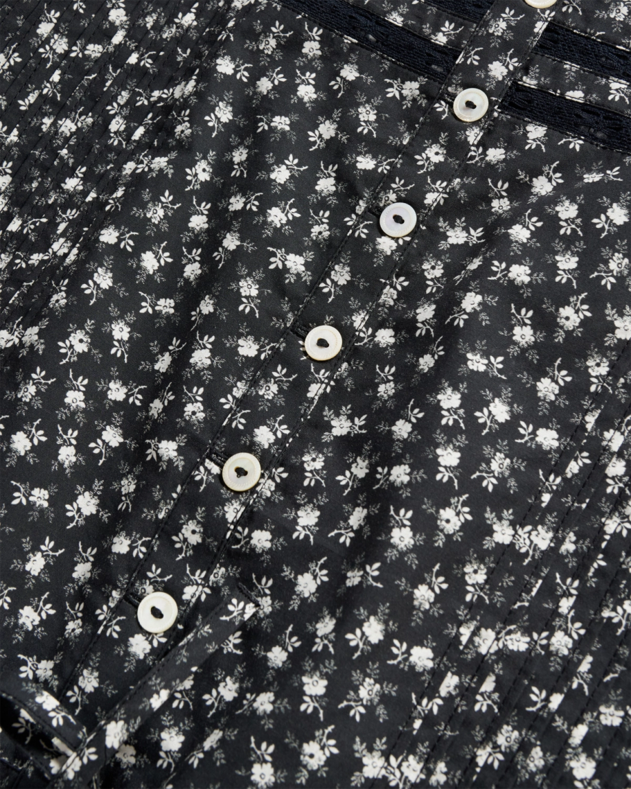 Women's Long Sleeve Cotton Poplin Top - Image 5