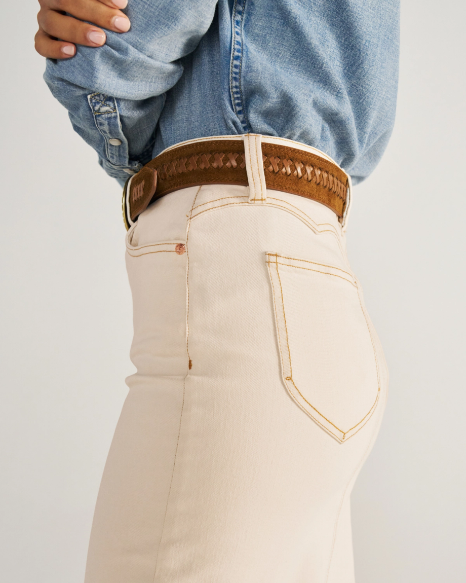 Women's Denim Midi Skirt - Image 3