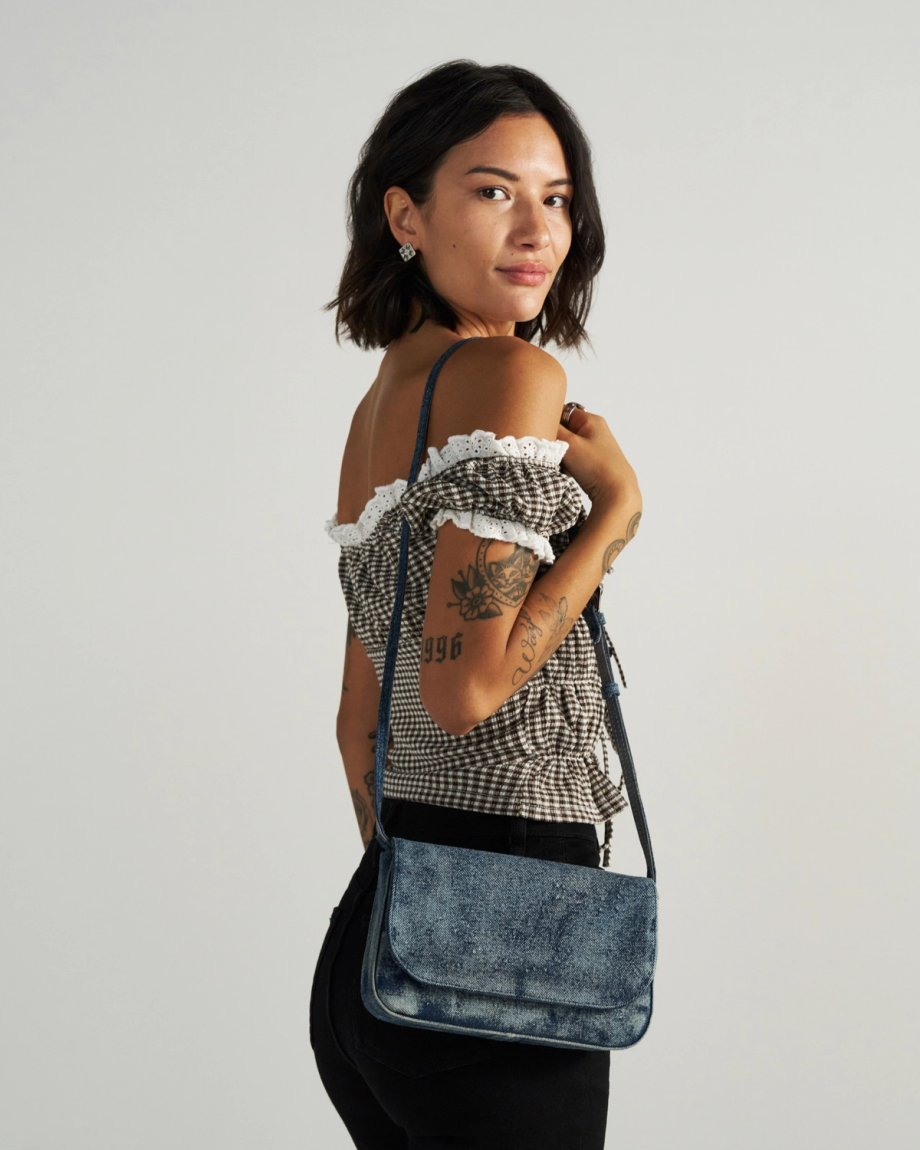 Alternative view of Denim Shoulder Bag