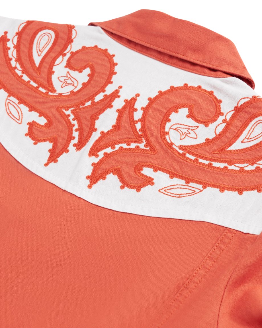 Women's Long Sleeve Applique Mini Dress - Image 7