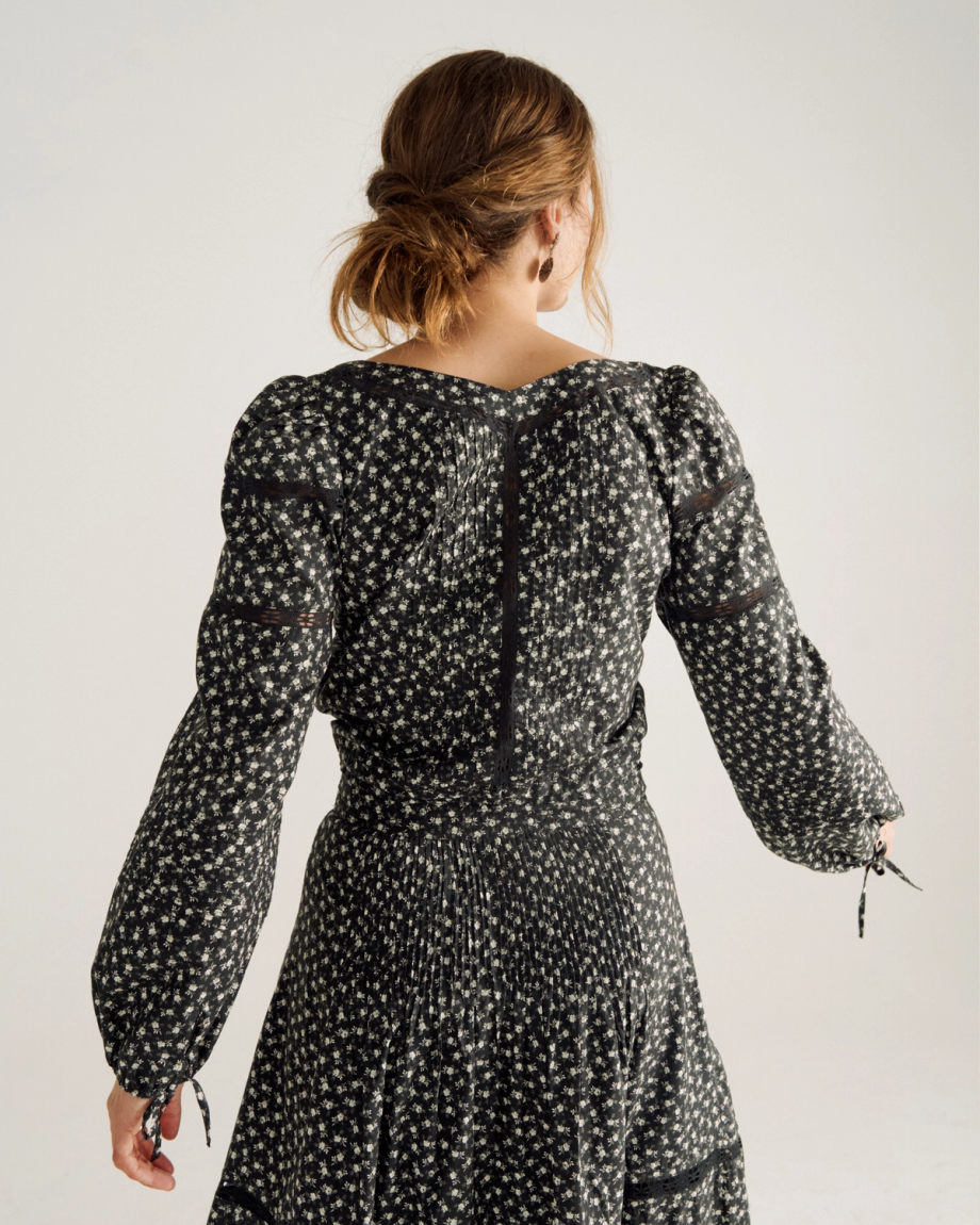 Women's Long Sleeve Cotton Poplin Top - Image 2