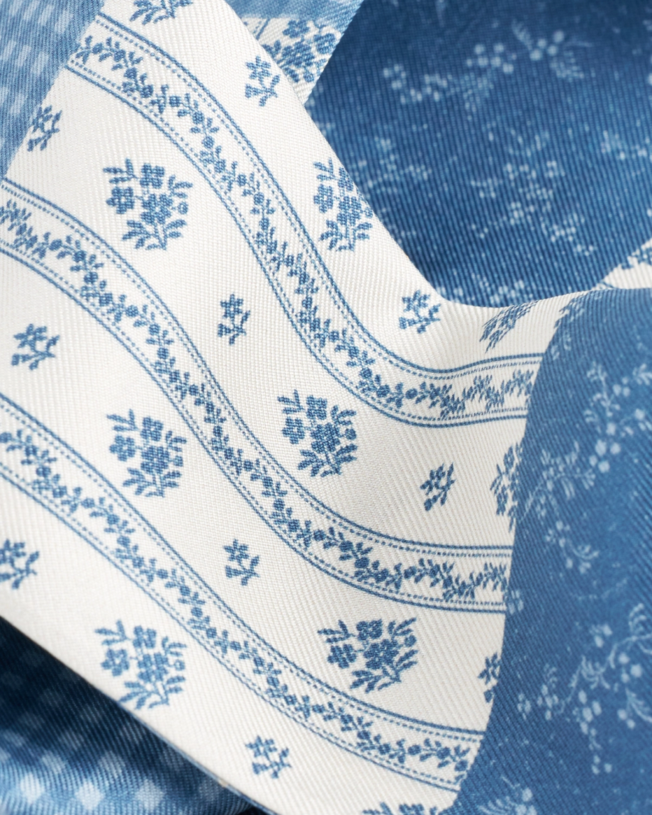 Patchwork Ribbon Scarf - Image 4